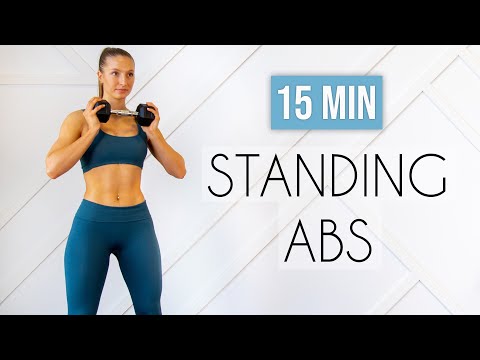 STANDING ABS WORKOUT with weights by Mad Fit DareMe